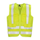 Chaleco Reflectante Verde Fluor 4 Bolsillos