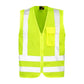 Chaleco Reflectante Verde Fluor Con Cierre