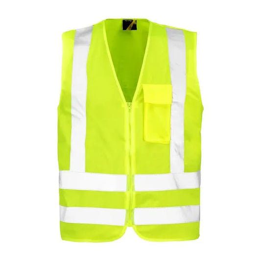 Chaleco Reflectante Verde Fluor Con Cierre
