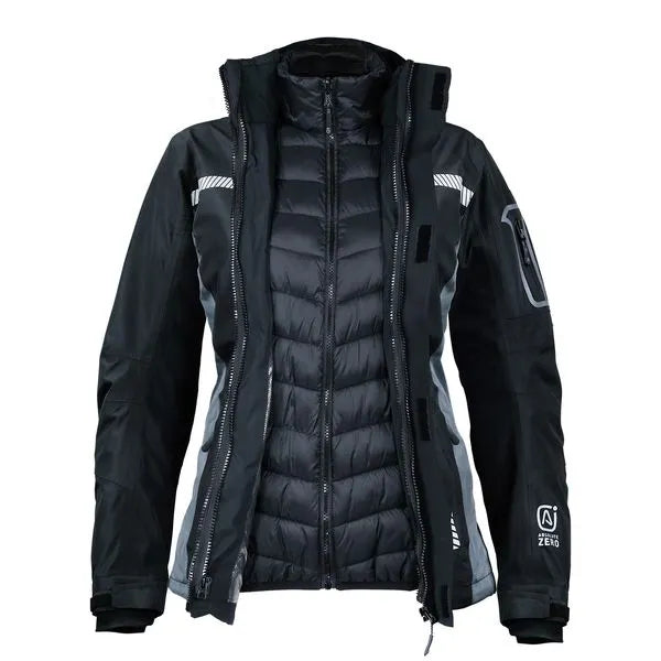 Parka Absolute Zero Mujer 3 en 1 Negro Z-8100