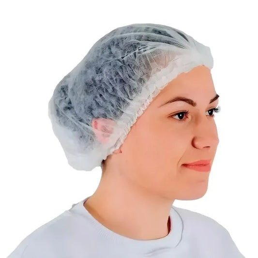 Gorro Desechable 14 Gr y 20" Blanco (100 Unid)