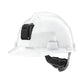Casco V-Gard Blanco Porta Lámpara y Porta Cable 286627