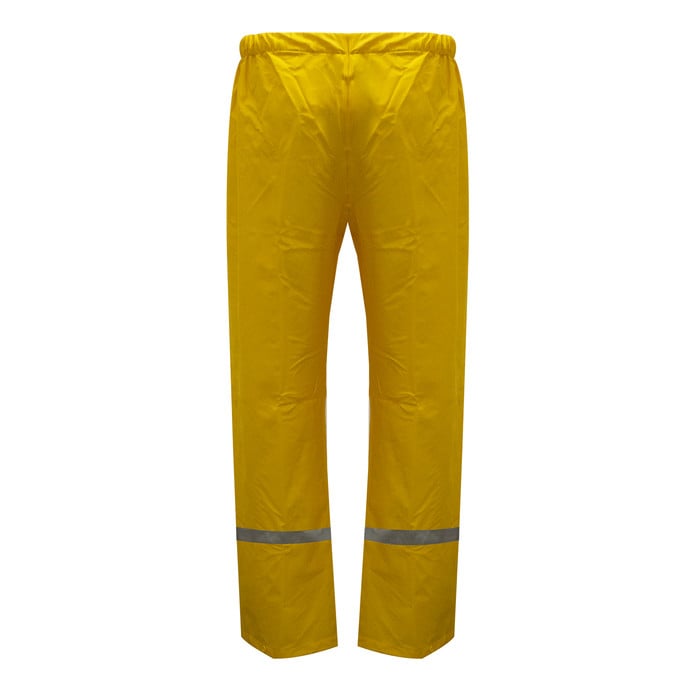 TRAJE PU/PVC ANTIACIDO - CINTA REFLECTANTE AMARILLO