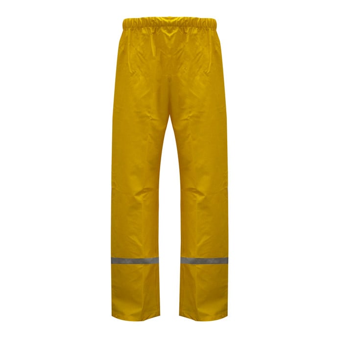TRAJE PU/PVC ANTIACIDO - CINTA REFLECTANTE AMARILLO