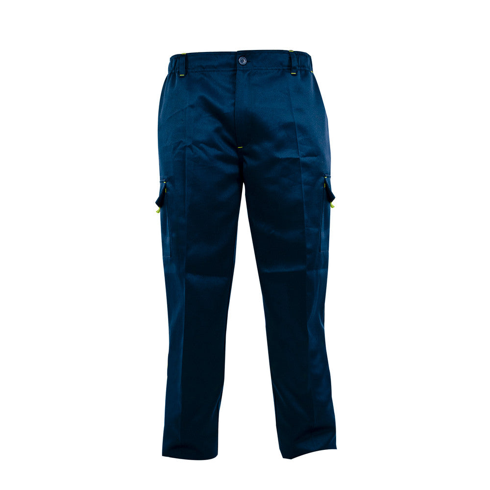 PANTALÓN CARGO GABARDINA AZUL