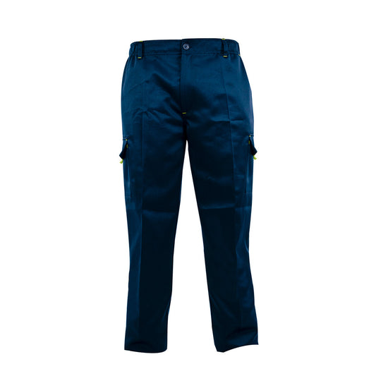 PANTALÓN CARGO GABARDINA AZUL