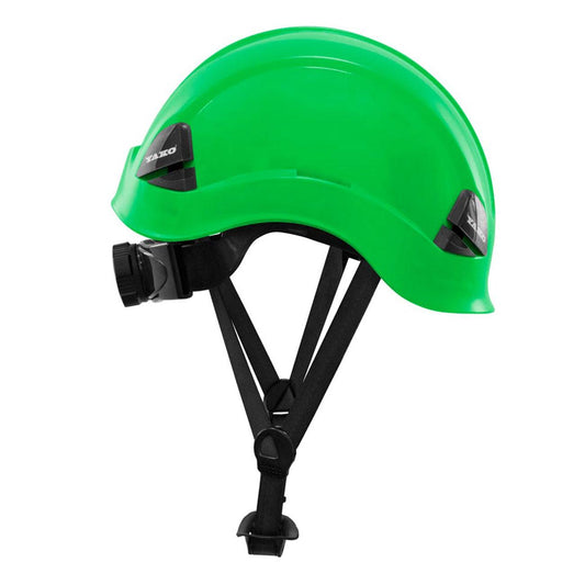 Casco YAKO Para Trabajo de Altura Arnés 3 Puntas Verde