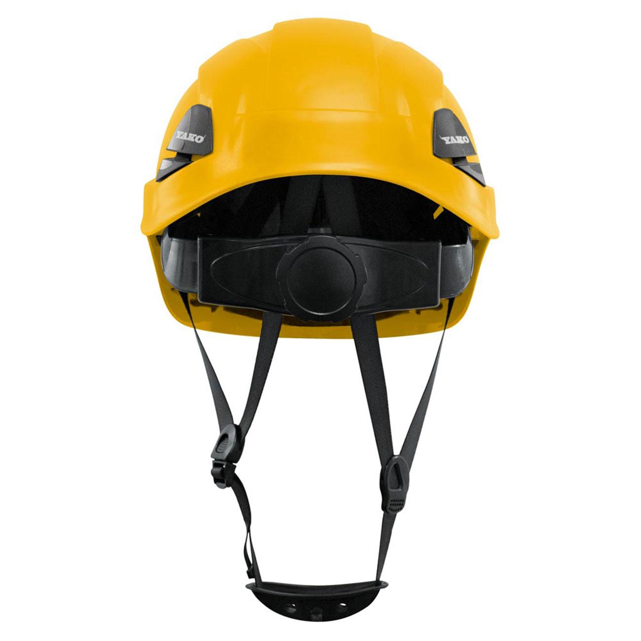 Casco YAKO Para Trabajo de Altura Arnés 3 Puntas Amarillo