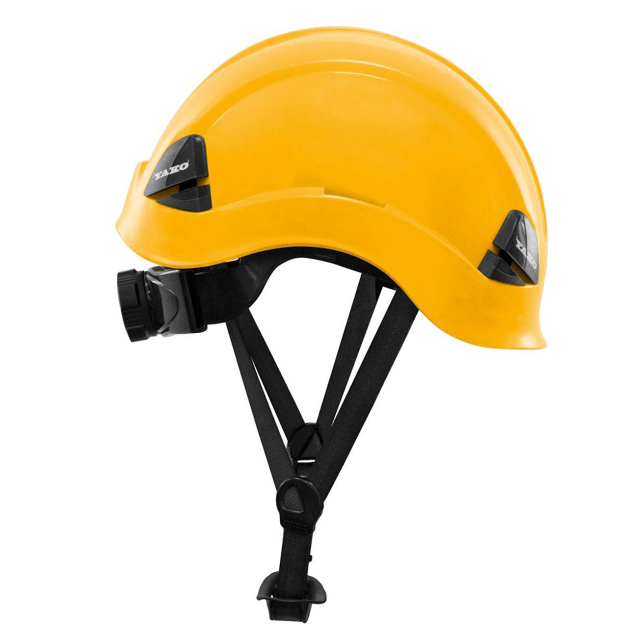 Casco YAKO Para Trabajo de Altura Arnés 3 Puntas Amarillo