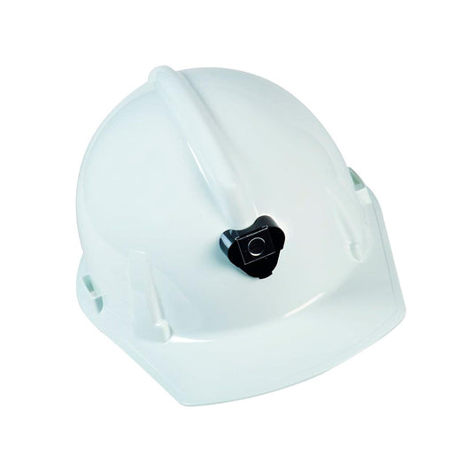 Casco Top Gard Blanco Con Porta Lámpara y Porta Cable 10109391