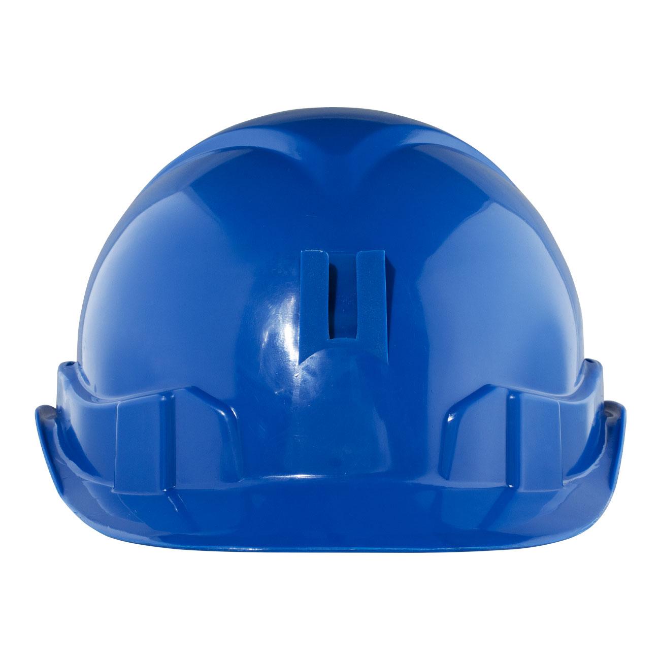 Casco I HDPE Azul Arnés 6 Puntas Ratchet Porta Lámpara