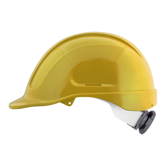 Casco II Amarillo Arnés 6 Puntas Ratchet