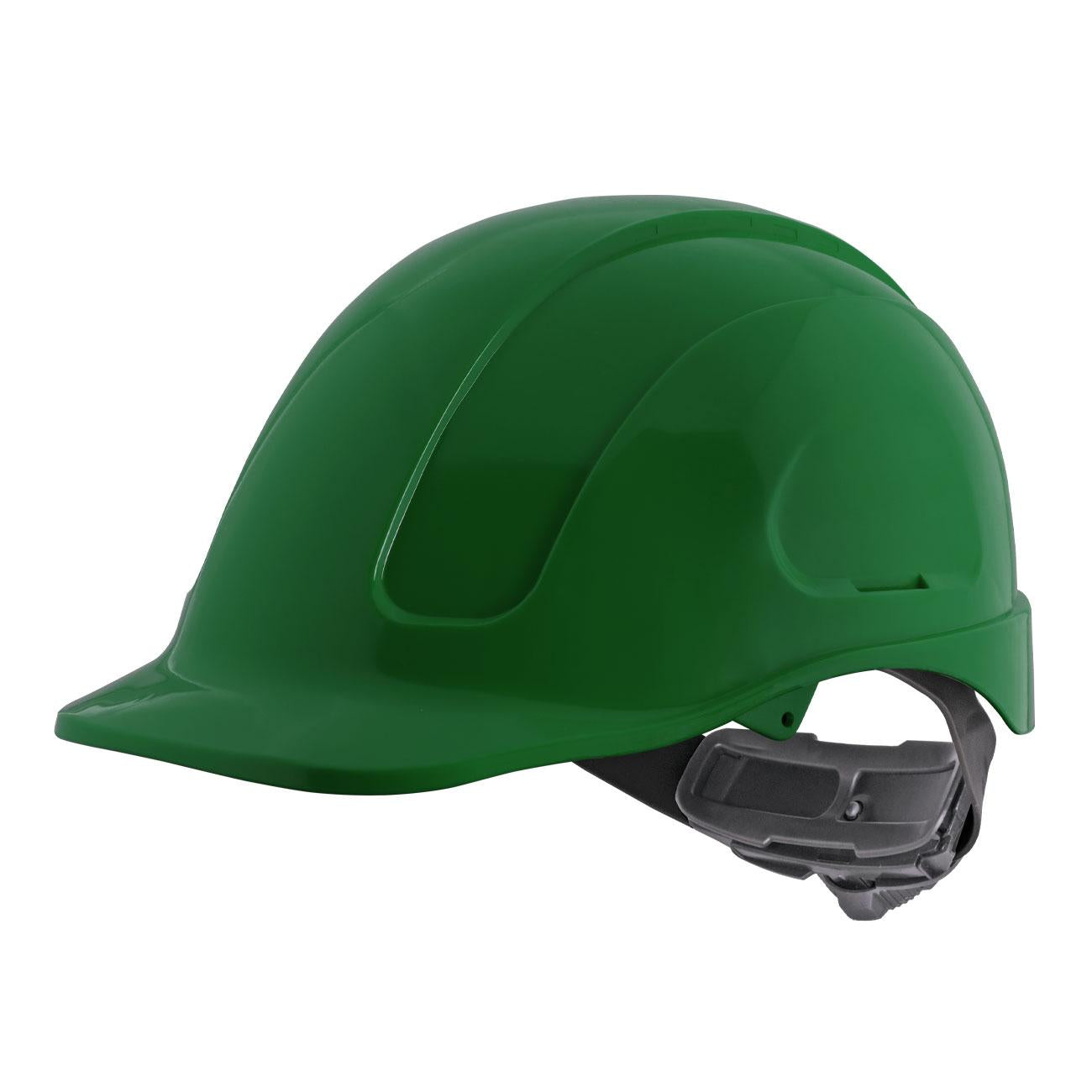 Casco II Verde Arnés 6 Puntas Ratchet