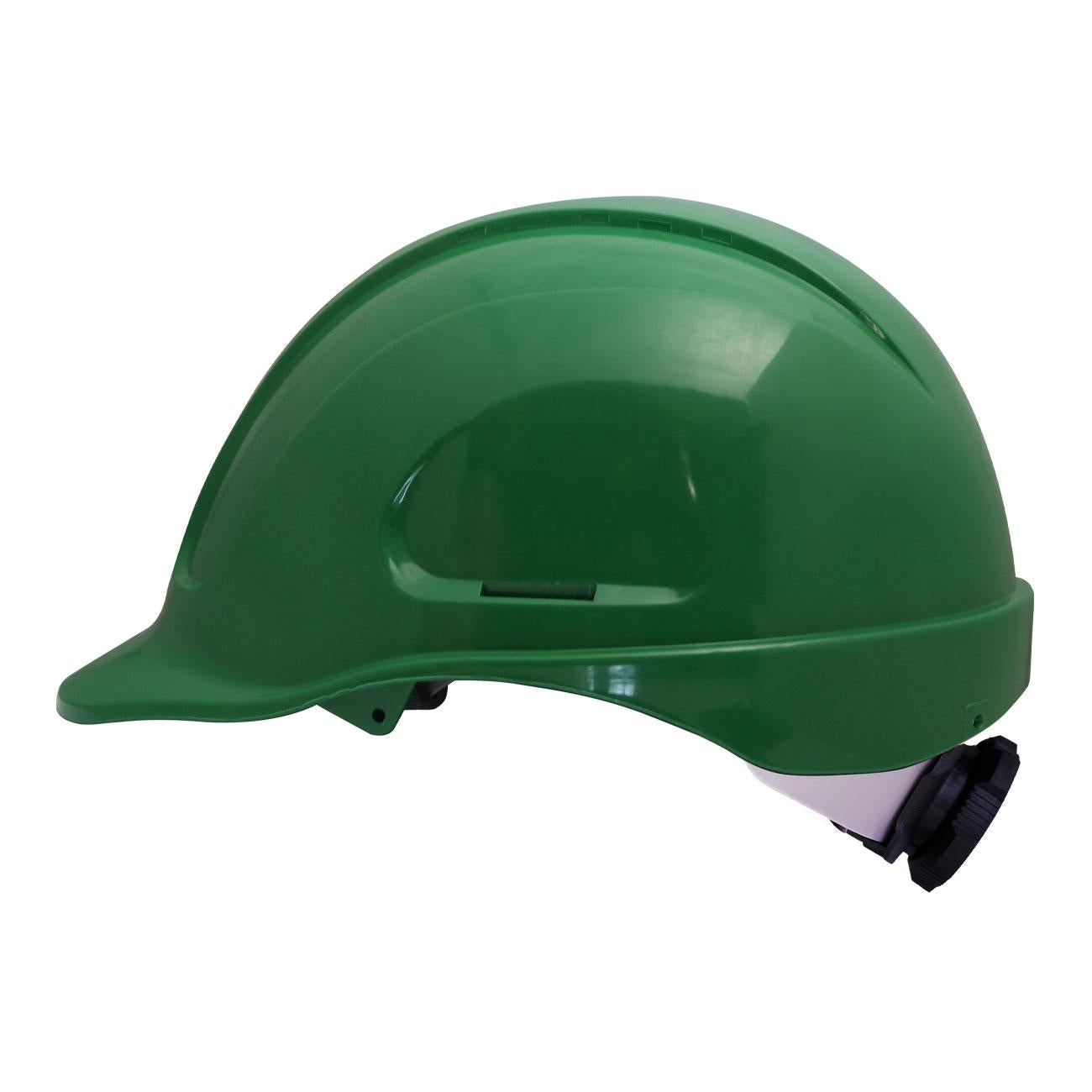 Casco II Verde Arnés 6 Puntas Ratchet