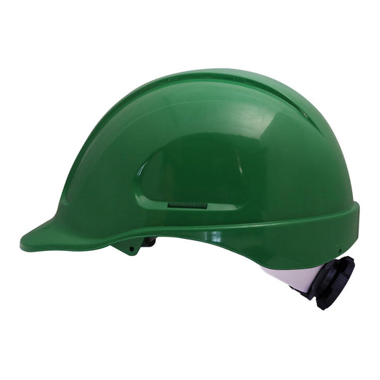 Casco II Verde Arnés 6 Puntas Ratchet