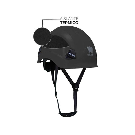 Casco YAKO para trabajo de altura (3 puntas) Negro