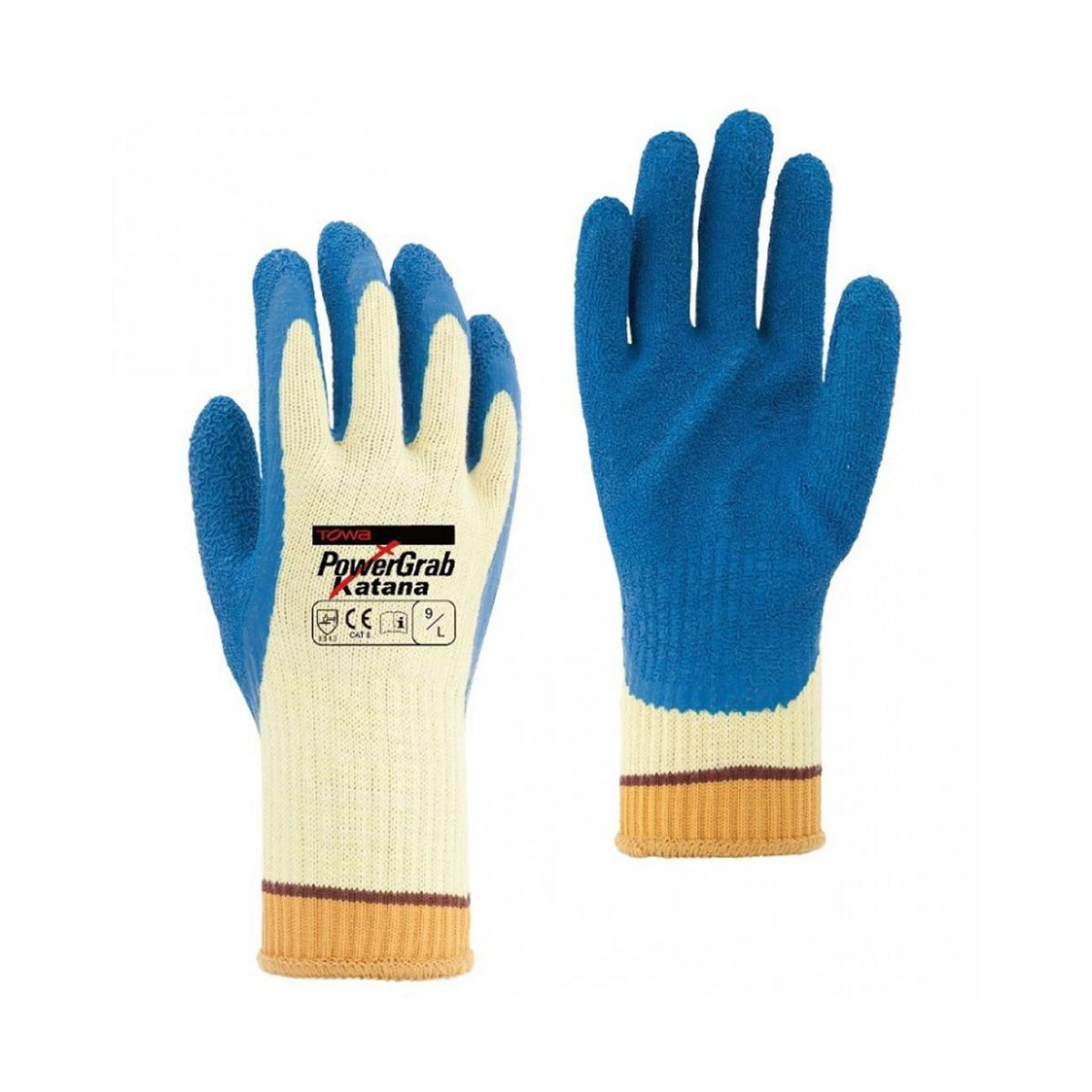 Guante Towa Kevlar/Latex y Fibra Metalica Powergrab Katana 310