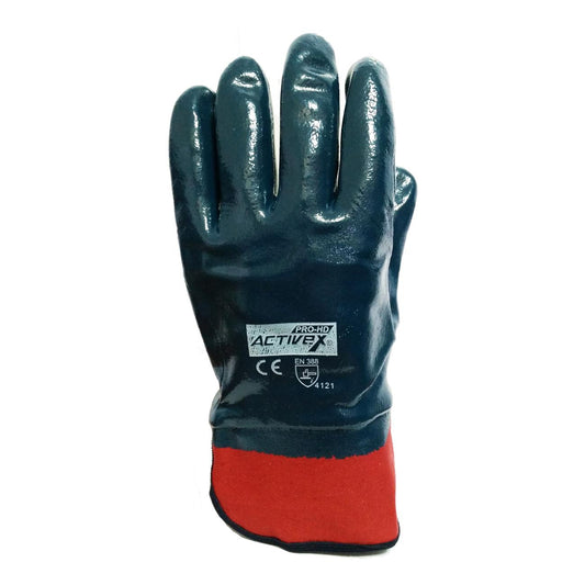 Guante Nitrilo Heavy Duty Puño Seguridad