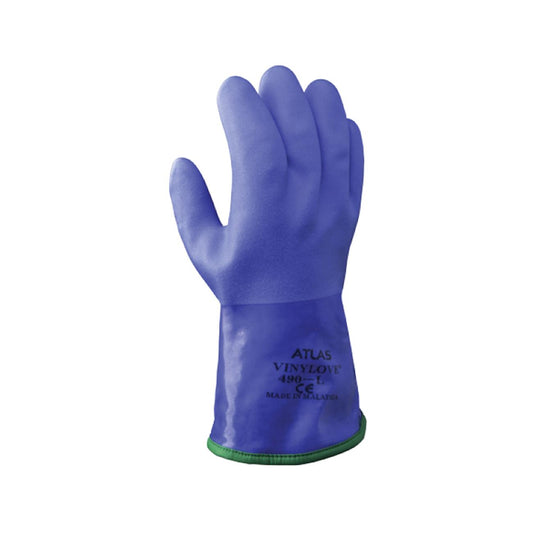 Guante PVC Térmico Atlas 490 Azul