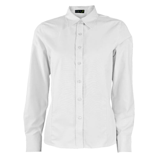 Blusa Oxford Manga Larga Blanca UPF 20