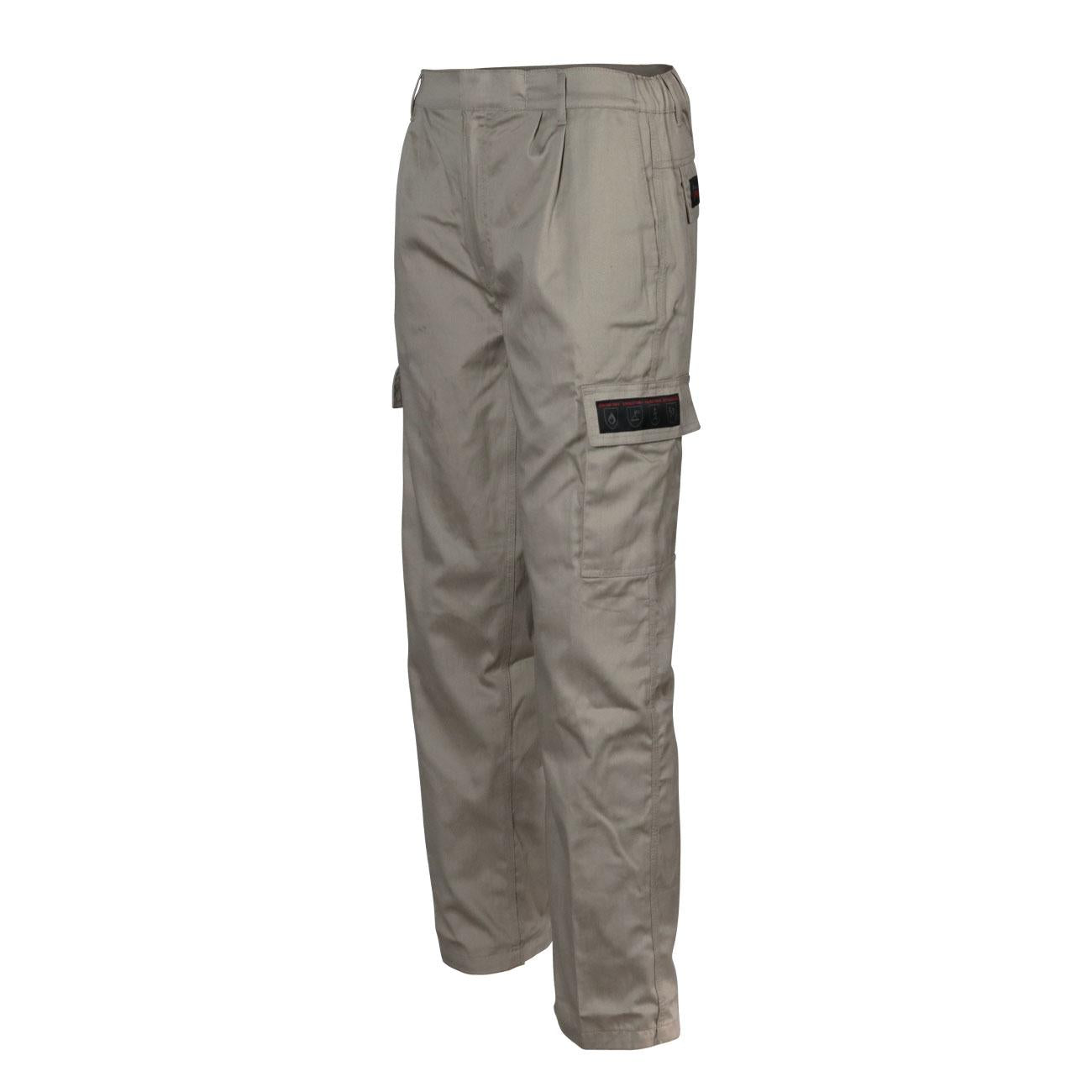 Pantalón Cargo Ignífugo Antiestático Beige CE