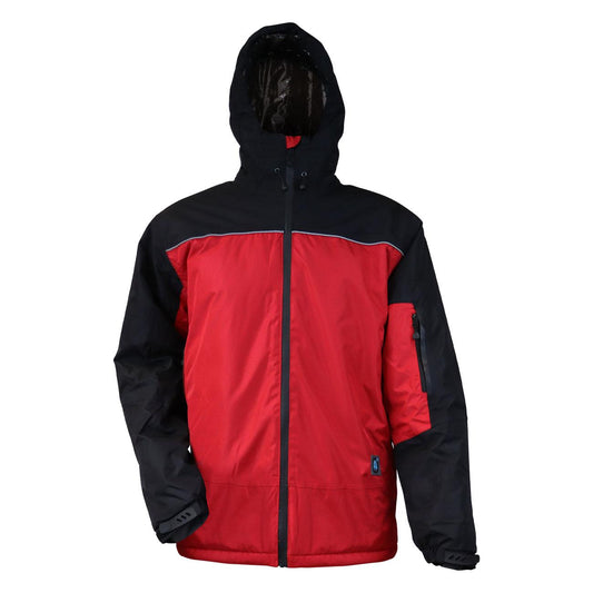 Parka Hombre Rojo/Negro Z-0500