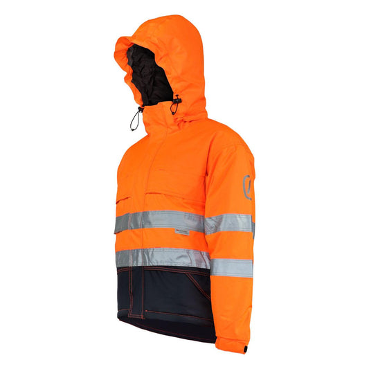 Parka Térmica Alpine Naranja/Azul