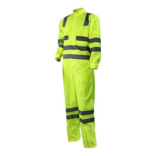 Overol Verde Fluor Cinta 360° Norma Vial