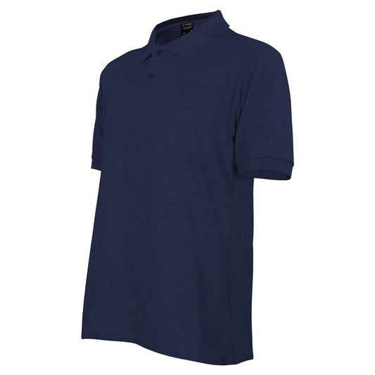 Polera Activex Pique Azul Marino M/Corta UPF 40