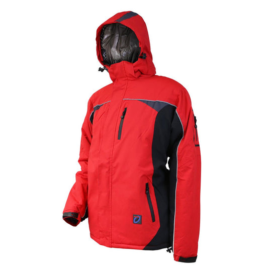 Parka Hombre 3 en 1 Rojo/Negro Z-0400