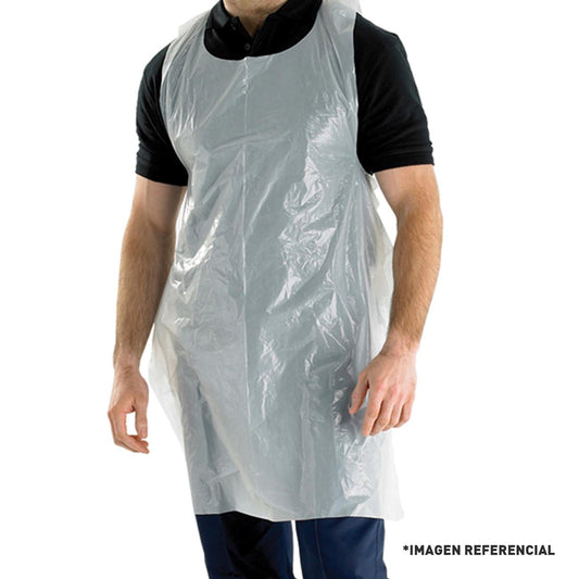 Pechera Desechable Plástica HDPE (100 unidades)
