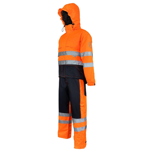 Traje Térmico Alpine Naranja/Azul