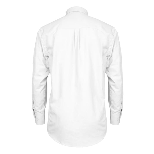 Camisa Oxford Manga Larga Blanca UPF 20