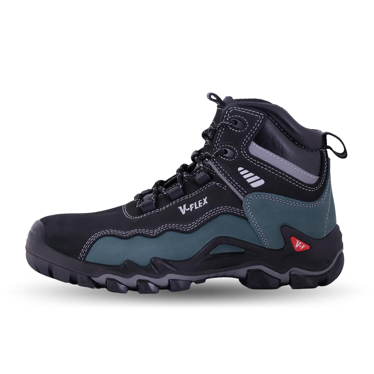 Botín VFLEX V15 Nobuck Negro/Azul