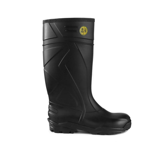 Bota PVC 942 Punta de Acero Negra