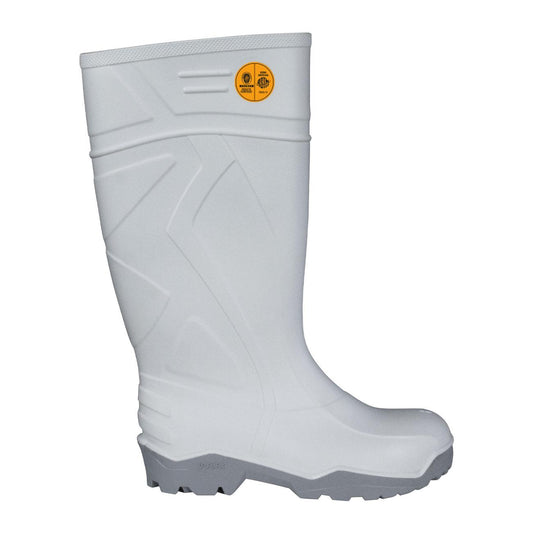 Bota PVC VFLEX 943 Punta de Acero Blanca