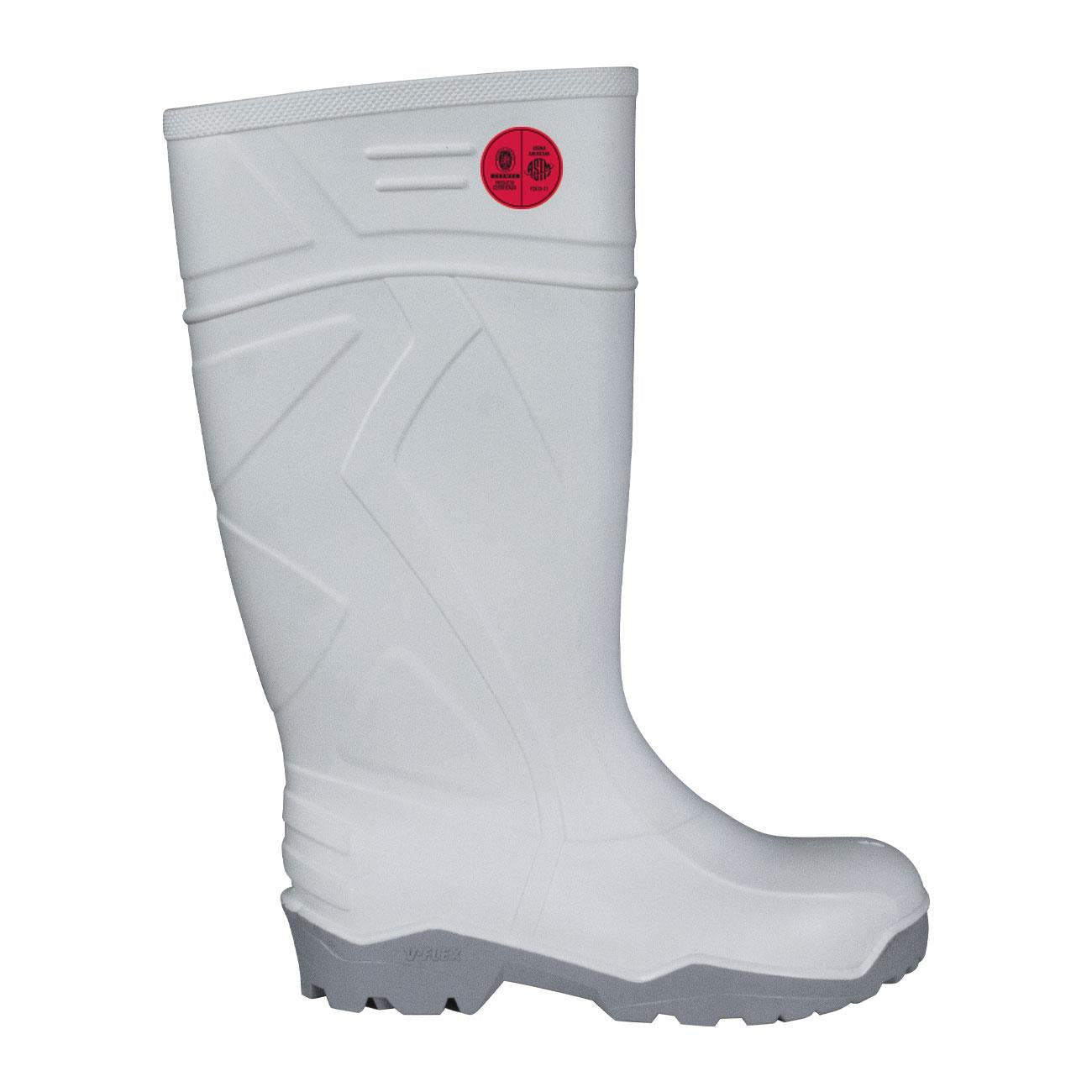 Bota PVC 933 Punta y Plantilla de Acero Blanca