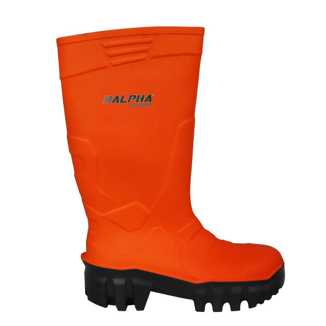 Bota Poliuretano Alpha IcePack Térmica Naranja