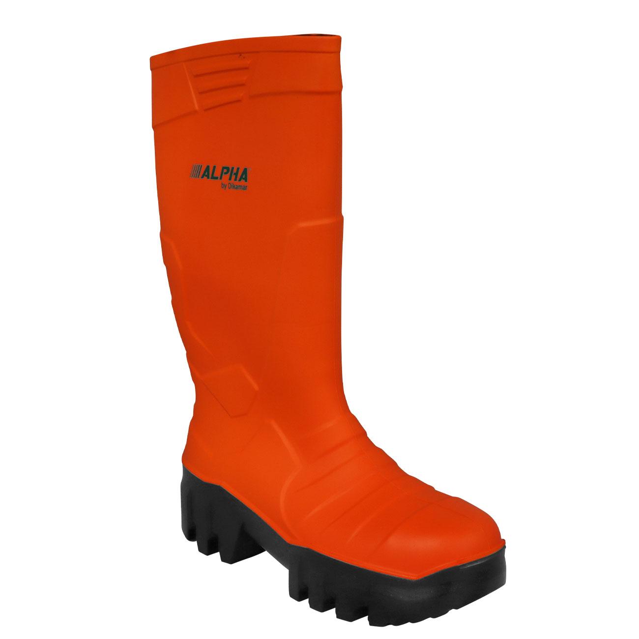 Bota Poliuretano Alpha IcePack Térmica Naranja