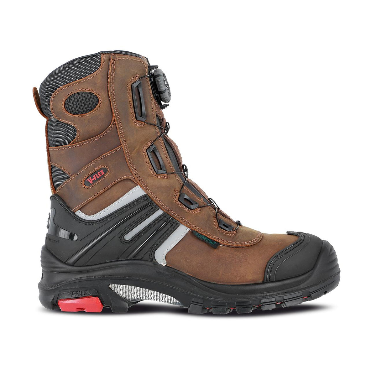 Bota De Seguridad V-Flex V600 Thinsulate® Boa Café