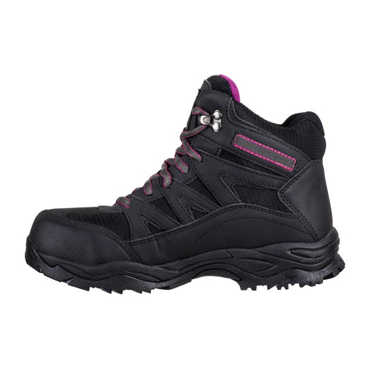 Botín Skechers Pomeria Negro/Morado Mujer