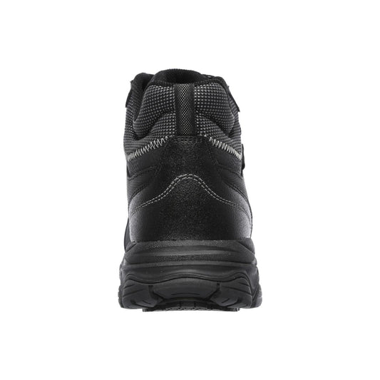 Botín Skechers Ledom Negro