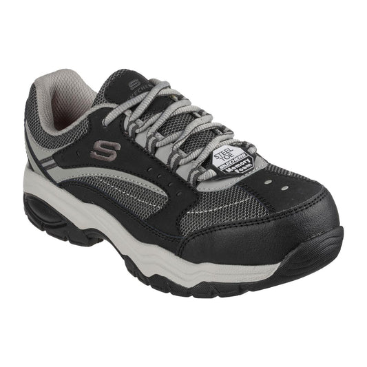 Zapatilla de Seguridad Skechers Biscoe Negro/Gris Mujer