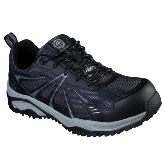 Zapatilla de Seguridad Skechers Azbar Negra/Gris Hombre