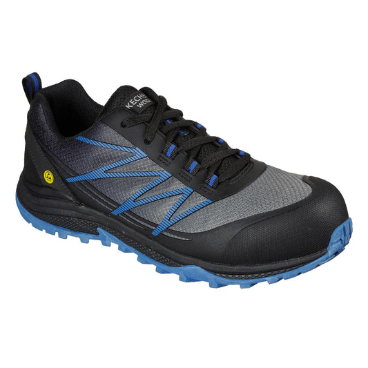 Zapatilla de Seguridad Skechers Puxal Negro/Azul Hombre