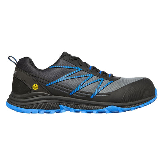 Zapatilla de Seguridad Skechers Puxal Negro/Azul Hombre