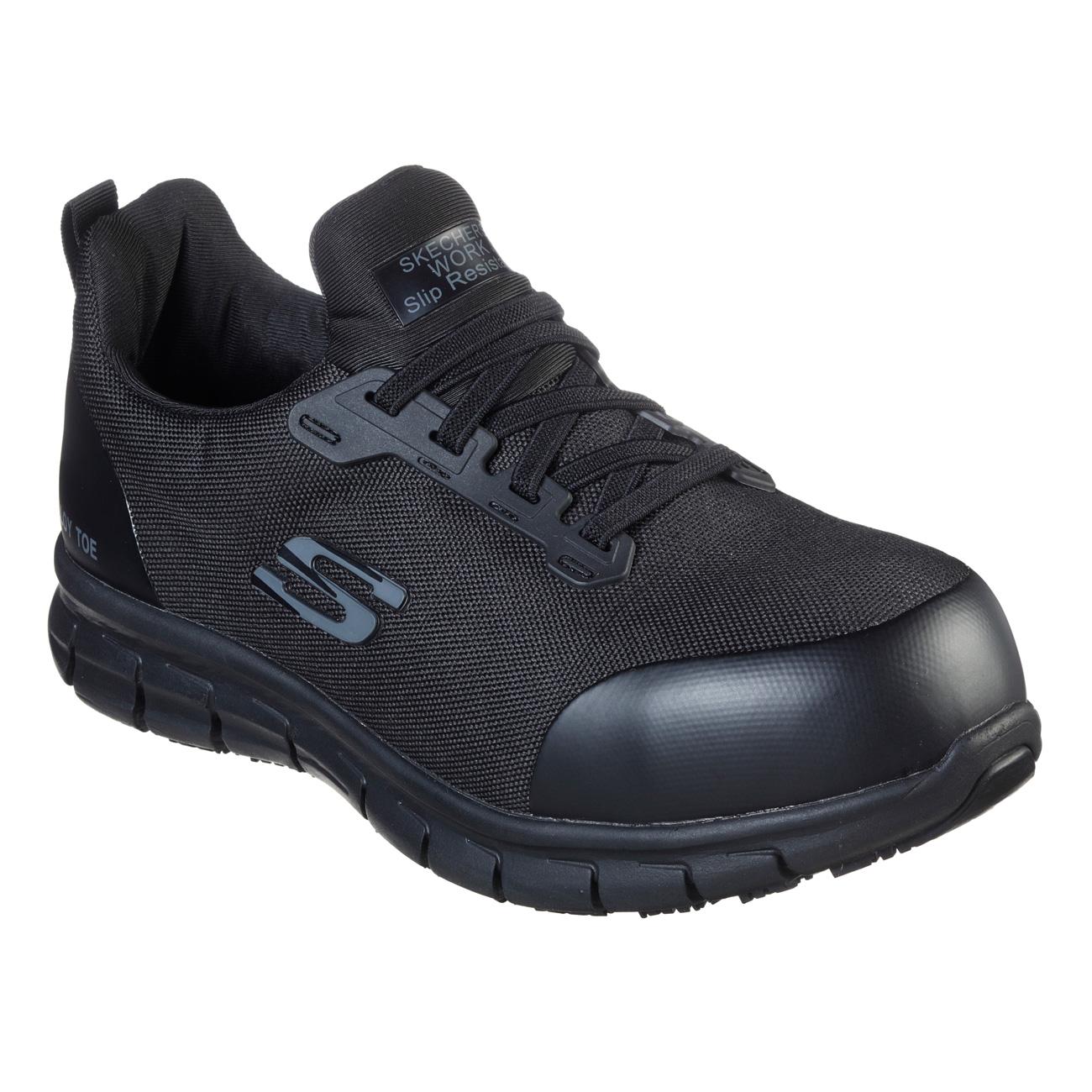 Zapatilla de Seguridad Skechers Irma Negro Mujer