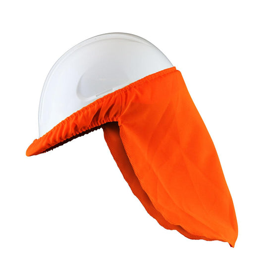 Cubrenuca Poplin Para Casco Naranjo