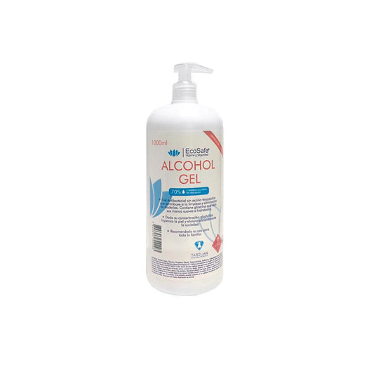 Alcohol Gel Ecosafe con Glicerina 1 Lt.