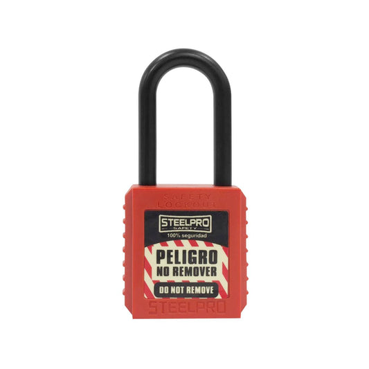 Candado Steelpro Dieléctrico Rojo